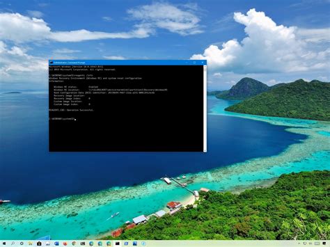 How to enable Windows Recovery Environment (WinRE) on Windows 10 ...