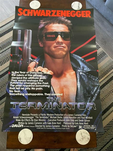 THE TERMINATOR - Original 1984 Movie Poster (840129) - Arnold ...