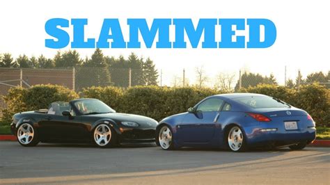 350z gets coilovers and wheels!!!! - YouTube