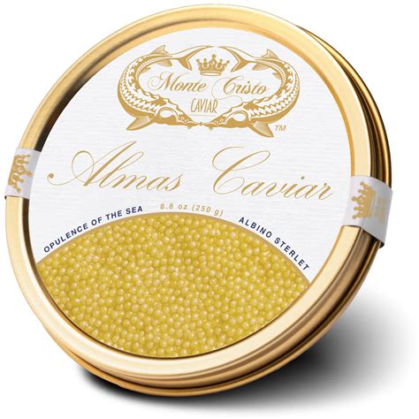 Almas Caviar 8.8oz / 250g – Monte Cristo Caviar, Inc.