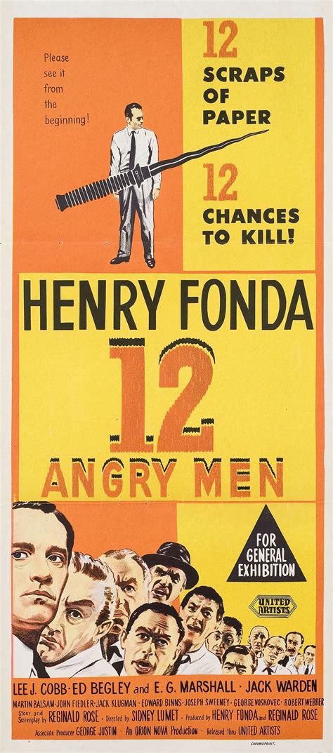 12 Angry Men Original 1957 Australian Daybill Movie Poster - Posteritati Movie Poster Gallery