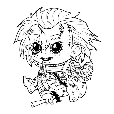 21+ chucky coloring page - JeddShafin