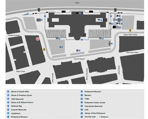 Map of the Hungarian Parliament Building – Hungarian Parliament Tours