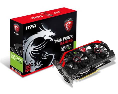 Specification N750 Ti TF 2GD5/OC | MSI Global - The Leading Brand in ...