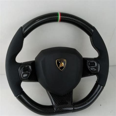 LAMBORGHINI AVENTADOR Carbon Fiber Steering Wheel – Robson Design ...