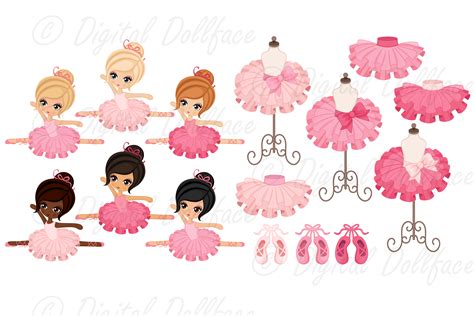 Pink Ballerina Clip Art Images