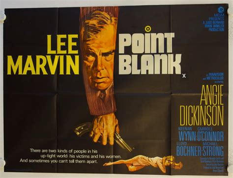 Point Blank original release british quad movie poster