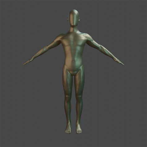 Blender Rig Duo Base Mannequin Set for Sculpting 3D Model Collection ...