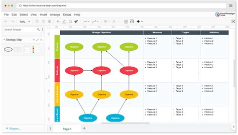 Online Strategy Map Templates