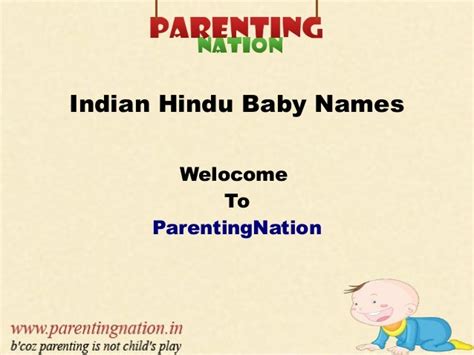 Indian Hindu Baby Names With Meanings