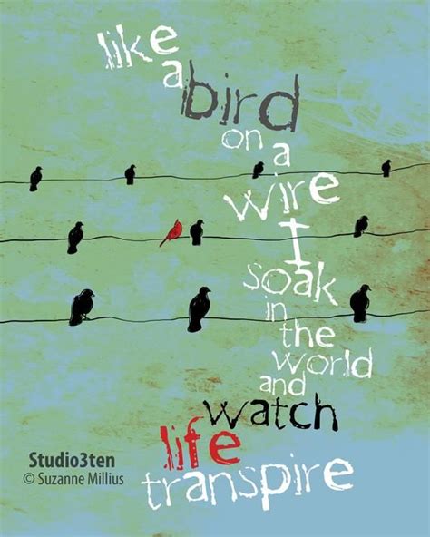 Like A Bird On A Wire / Inspirational Poetic / original | Etsy in 2020 | Inspiration, Lettering ...