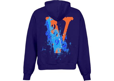 Juice Wrld x Vlone Hoodie Purple Men's - SS20 - US