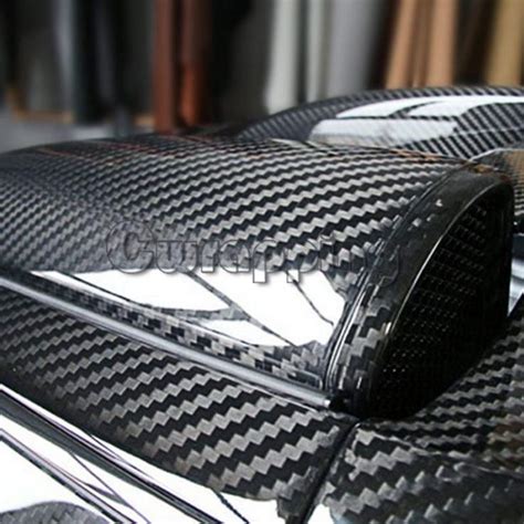 Super quality Ultra Gloss 5D Carbon Fiber Vinyl Wrap Big Texture Super ...