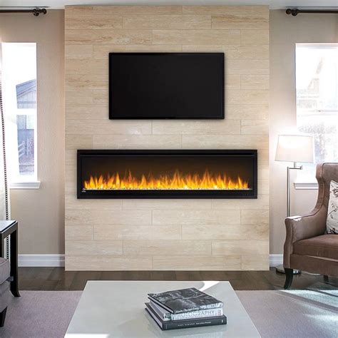 Napoleon Alluravision 60-inch Linear Wall Mount Electric Fireplace ...