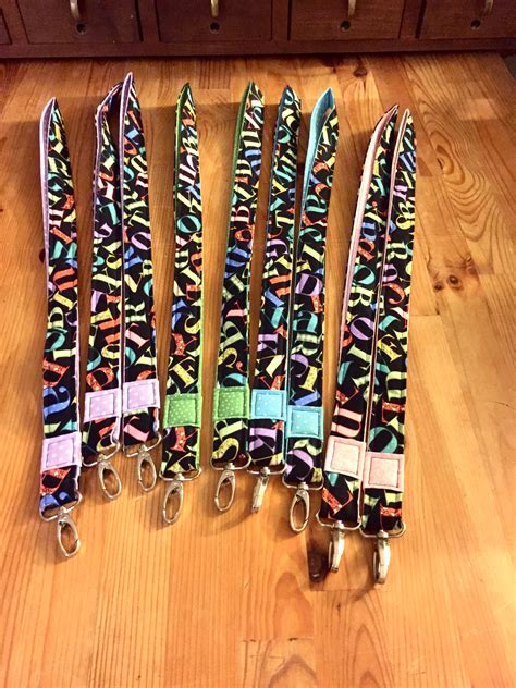 Teacher lanyards Alphabet lanyards ABC lanyards black | Etsy