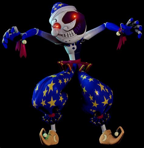 an animated skeleton with red eyes and stars on it's legs