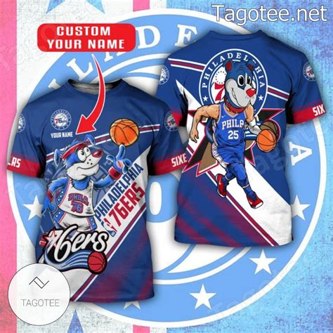 Personalized Nba Philadelphia 76ers Mascot Shirt - Tagotee