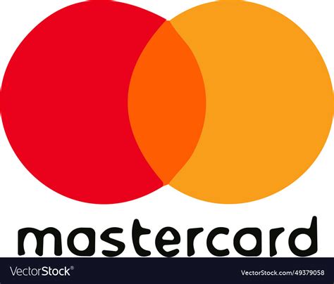 Mastercard online payment methods icon logo Vector Image