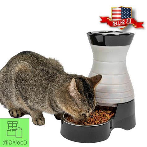 Pet Gravity Feeder Automatic Cat Dog Food Stati