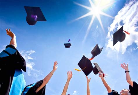 Download Graduation Cap Toss Wallpaper | Wallpapers.com