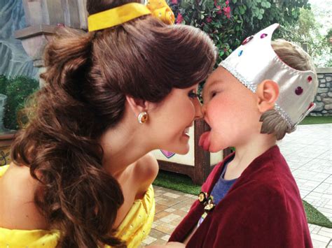 Disney princess Belle with her prince (x-post r/aww) : r/photoshopbattles