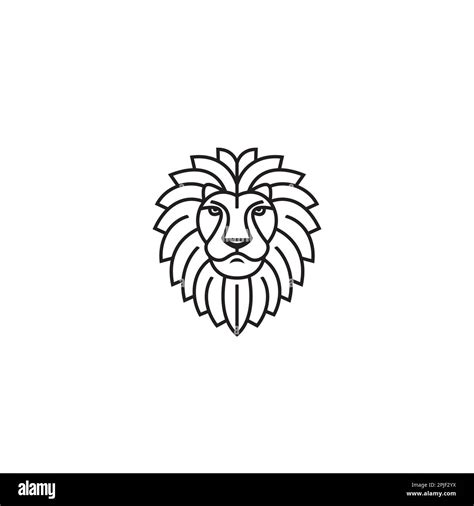 Lion logo Black and White Stock Photos & Images - Alamy