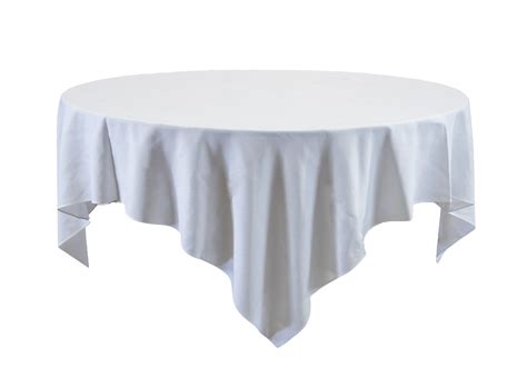 72 x 72 white tablecloth | The Party Centre