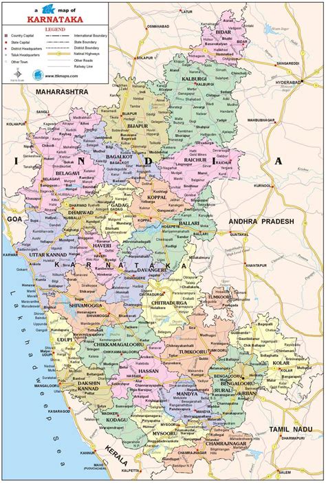 Maharashtra Karnataka Map