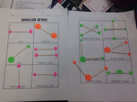 Teaching the different types of lines | Line math, Different types of ...