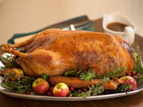 Roast Goose and Stuffing : Recipes : Cooking Channel Recipe | Cooking ...