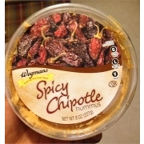 Wegmans Spicy Chipotle Hummus: Calories, Nutrition Analysis & More | Fooducate