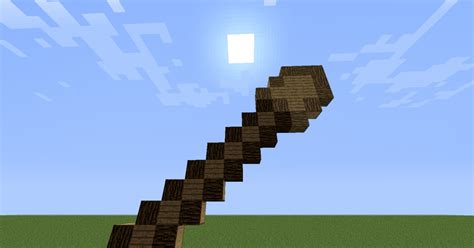 Pixel Art 6: Wooden Shovel Minecraft Project