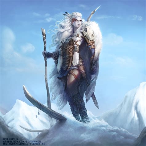 ArtStation - Skaði the Norse Goddess