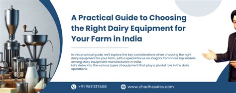 A Practical Guide to Choosing the Right Dairy Equipment for Your Farm ...