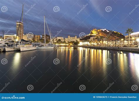 Alicante when the Sun in Winter Stock Image - Image of outdoors, place: 109843675