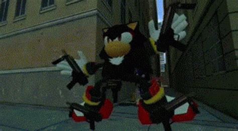 Sonic Shadow GIF - Sonic Shadow Guns - Discover & Share GIFs