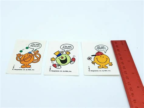 Vintage 1970s MR. MEN Stickers | #2090813131