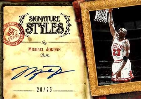 Choosing a Michael Jordan autograph card - Michael Jordan Cards