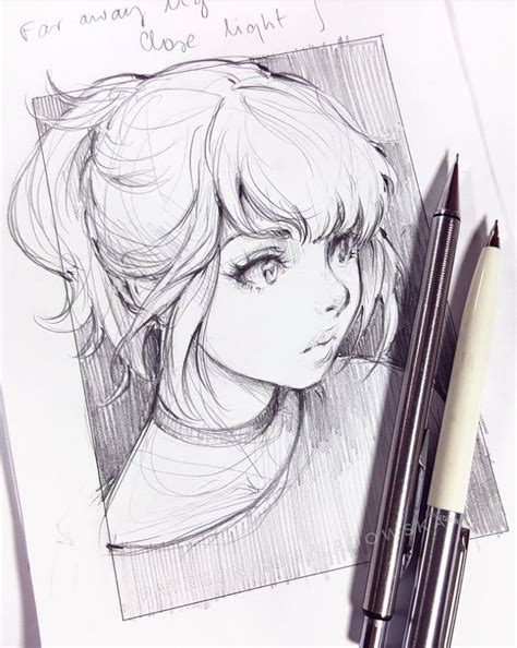 Épinglé par CherrieQ🍒 sur Drawings | Dessin visage, Dessin kawaii ...