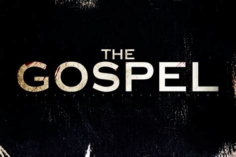 Christian Movie: The Gospel Black Background Wallpaper - Christian ...