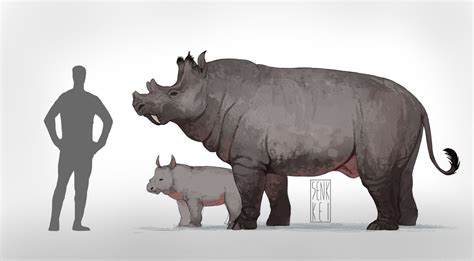 ArtStation - Uintatherium, Esra Konemann Fauna, Dnd Races, Paleo Art, Fantasy Creatures Art ...