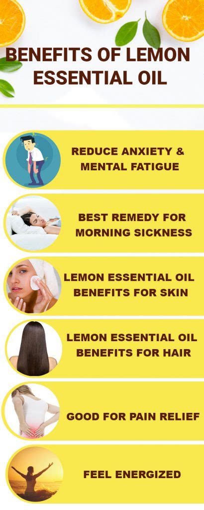 Benefits of Lemon Essential Oil for Skin | Hair | Uses Lemon Oil