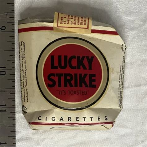 VINTAGE 1940S LUCKY Strike Cigarettes Package Empty US Military WW2 See Photos $30.00 - PicClick
