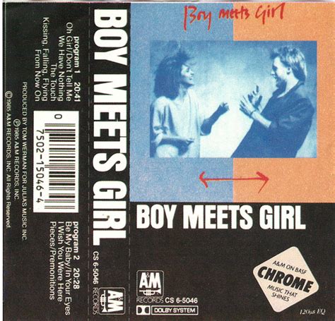 Boy Meets Girl – Boy Meets Girl (1985, Cassette) - Discogs