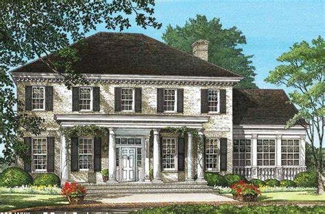 Southern Colonial Houseplan House Plans - Home Plans & Blueprints | #17451