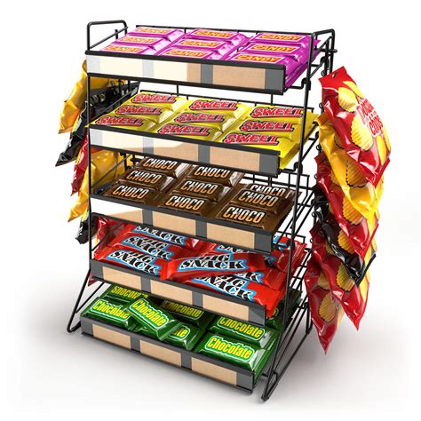 Buy DS THE DISPLAY STORE 5 Tier Candy Display Rack, Large Snack ...