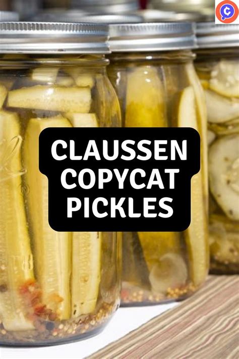 Homemade Claussen Pickles