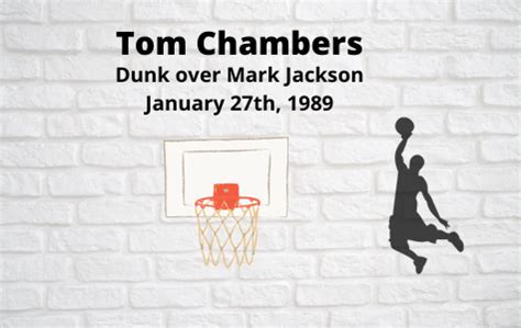 Tom Chambers Dunk, Over Mark Jackson | DailySportsBuddy