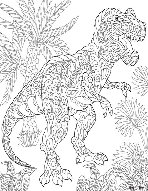 Dinosaur Coloring Pages With