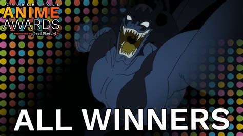 Crunchyroll Anime Awards | ALL WINNERS - YouTube